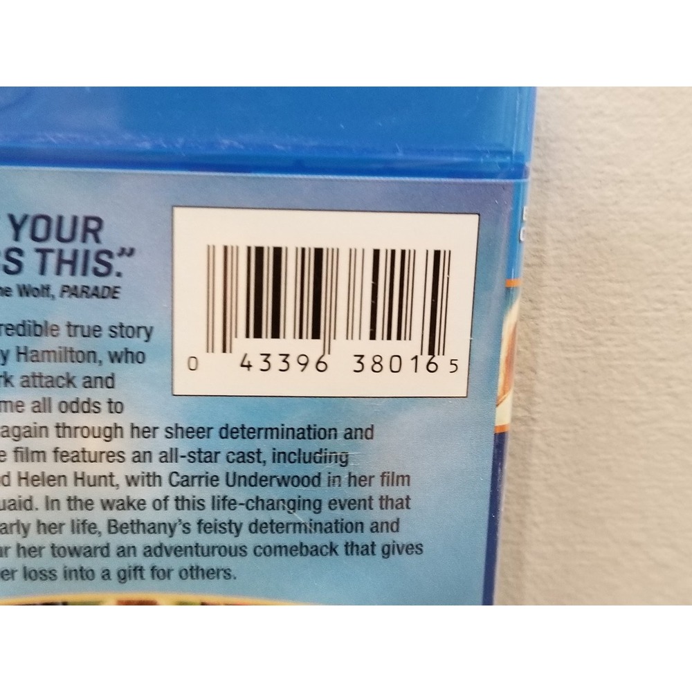 Soul Surfer Blu-ray DVD Combo Pack Sony Pictures 2011 Drama PG New - Picture 3 of 4
